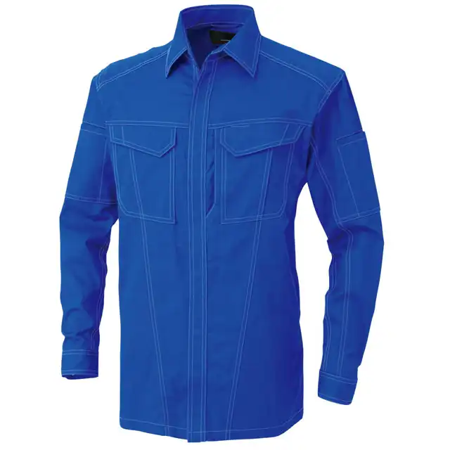 A4672　長袖シャツ（ブルー）